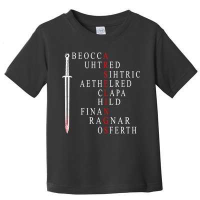 Arselings The Last Kingdom Toddler T-Shirt