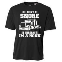 Awesome Trucker Lorry 18 Wheeler Highway Truck Driver CDL Trailer Cooling Performance Crew T-Shirt