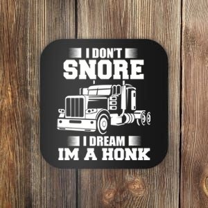 Awesome Trucker Lorry 18 Wheeler Highway Truck Driver CDL Trailer Coaster