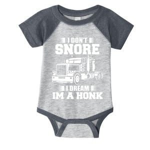 Awesome Trucker Lorry 18 Wheeler Highway Truck Driver CDL Trailer Infant Baby Jersey Bodysuit