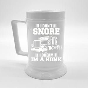 Awesome Trucker Lorry 18 Wheeler Highway Truck Driver CDL Trailer Beer Stein