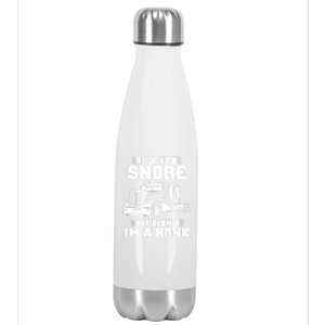 Awesome Trucker Lorry 18 Wheeler Highway Truck Driver CDL Trailer Stainless Steel Insulated Water Bottle