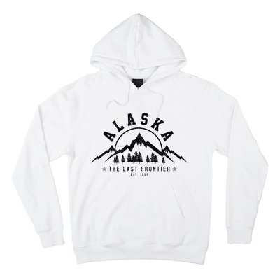 Alaska The Last Frontier Est. 1959 Mountains Nature Hoodie