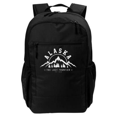 Alaska The Last Frontier Est. 1959 Mountains Nature Gift Daily Commute Backpack