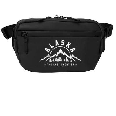 Alaska The Last Frontier Est. 1959 Mountains Nature Gift Crossbody Pack