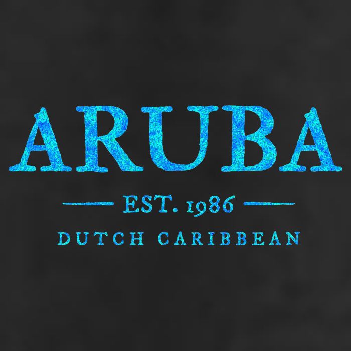 Aruba Throwback Letter Souvenir 11oz C Handle Ceramic Mug