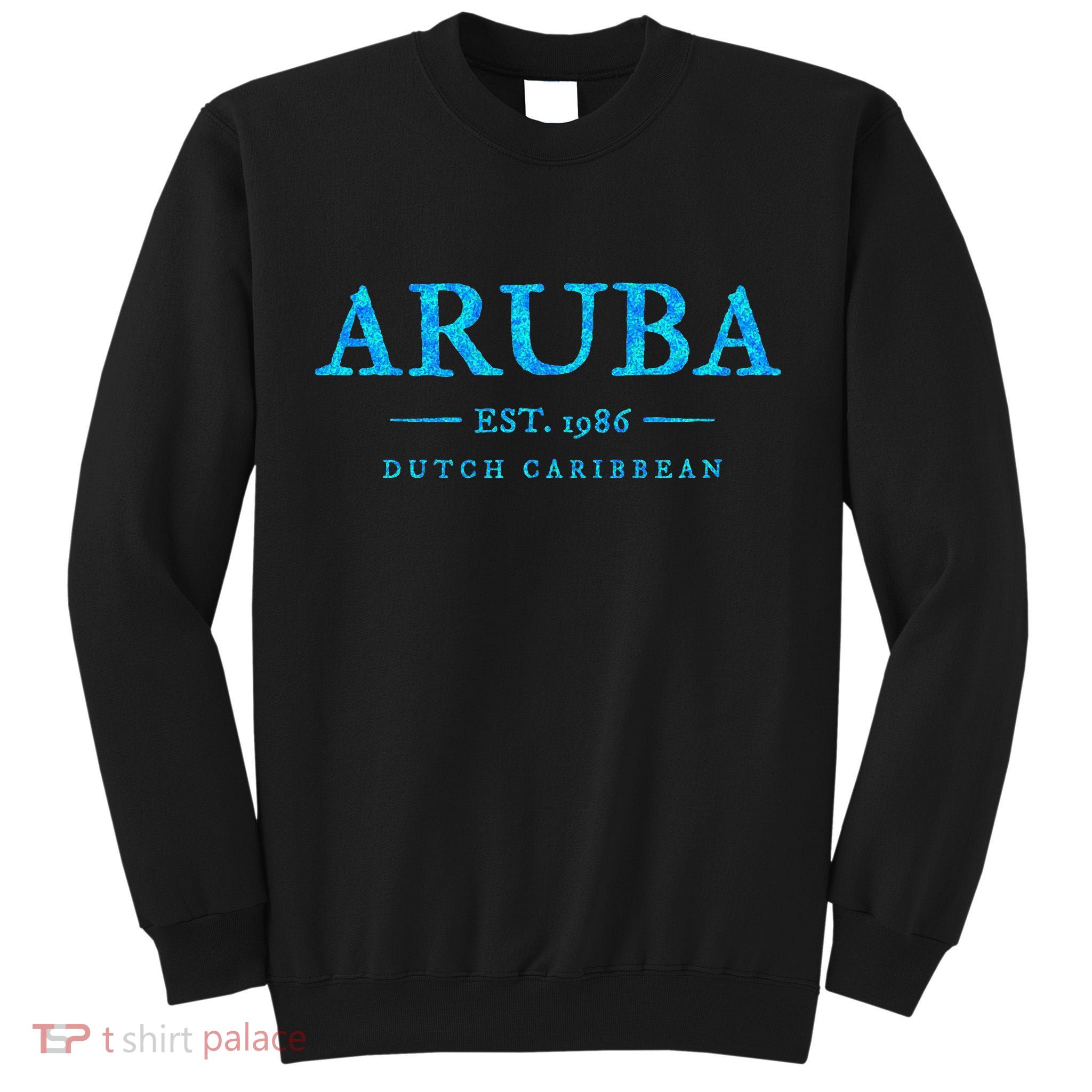 Aruba Throwback Letter Souvenir Tall Sweatshirt