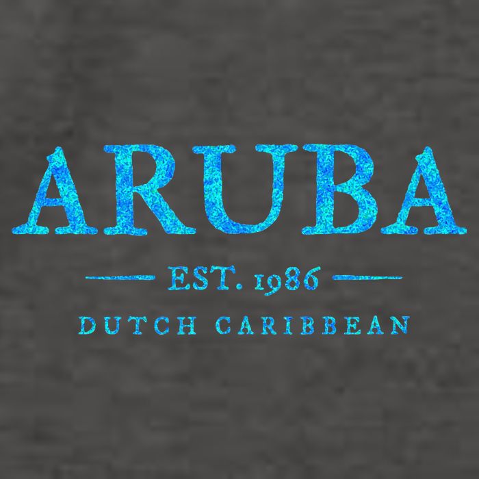 Aruba Throwback Letter Souvenir Vector Backpack