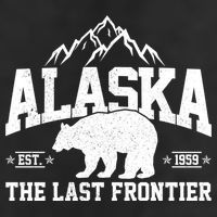 Alaska The Last Frontier EST 1959 Grizzly Bear Mountains 15oz Campfire Ceramic Mug