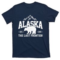 Alaska The Last Frontier EST 1959 Grizzly Bear Mountains T-Shirt