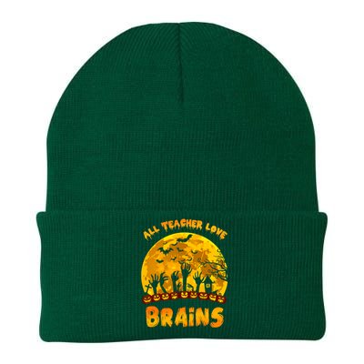 All Teacher Love Brains Knit Cap Winter Beanie