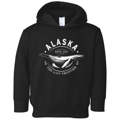 Alaska The Last Frontier Whale Home Cruise Toddler Hoodie