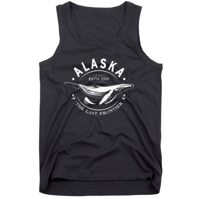 Alaska The Last Frontier Whale Home Cruise Tank Top