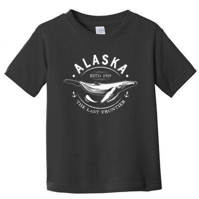 Alaska The Last Frontier Whale Home Cruise Toddler T-Shirt