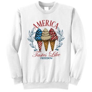 America Tastes Like Freedom America Sweatshirt