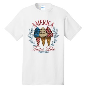 America Tastes Like Freedom America Tall T-Shirt