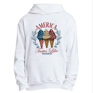 America Tastes Like Freedom America Urban Pullover Hoodie