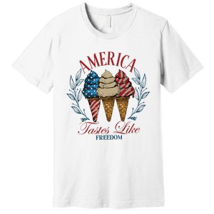 America Tastes Like Freedom America Premium T-Shirt