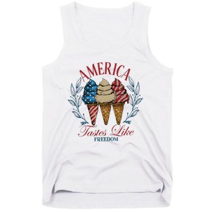 America Tastes Like Freedom America Tank Top