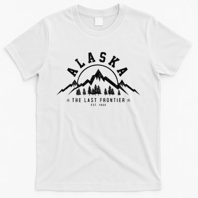 Alaska The Last Frontier Est. 1959 Mountains Nature Gift T-Shirt