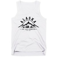 Alaska The Last Frontier Est. 1959 Mountains Nature Gift Tank Top