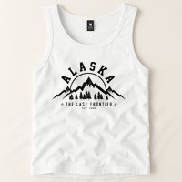 Alaska The Last Frontier Est. 1959 Mountains Nature Gift Tank Top