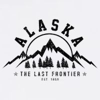 Alaska The Last Frontier Est. 1959 Mountains Nature Gift Tank Top