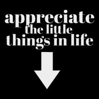 Appreciate The Little Things In Life Arrow Funny Adult Joke Impact Tech Backpack