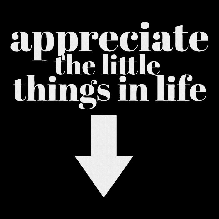 Appreciate The Little Things In Life Arrow Funny Adult Joke Impact Tech Backpack