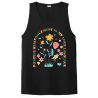 Aba Therapist Love Language Behavior Analyst Rbt Floral PosiCharge Competitor Tank