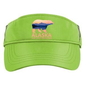 Alaska The Last Frontier Grizzly Bear Lake Gift Adult Drive Performance Visor