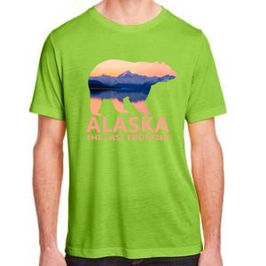 Alaska The Last Frontier Grizzly Bear Lake Gift Adult ChromaSoft Performance T-Shirt