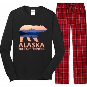 Alaska The Last Frontier Grizzly Bear Lake Gift Long Sleeve Pajama Set