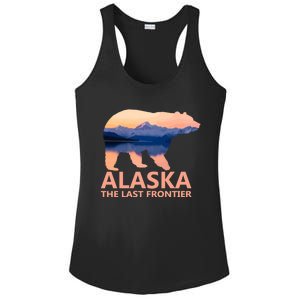 Alaska The Last Frontier Grizzly Bear Lake Gift Ladies PosiCharge Competitor Racerback Tank