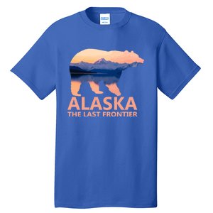 Alaska The Last Frontier Grizzly Bear Lake Gift Tall T-Shirt