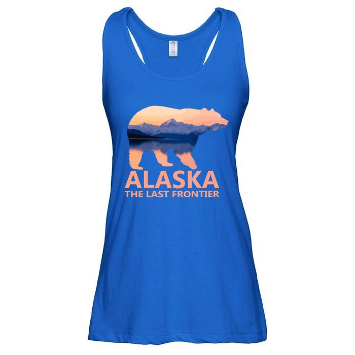 Alaska The Last Frontier Grizzly Bear Lake Gift Ladies Essential Flowy Tank