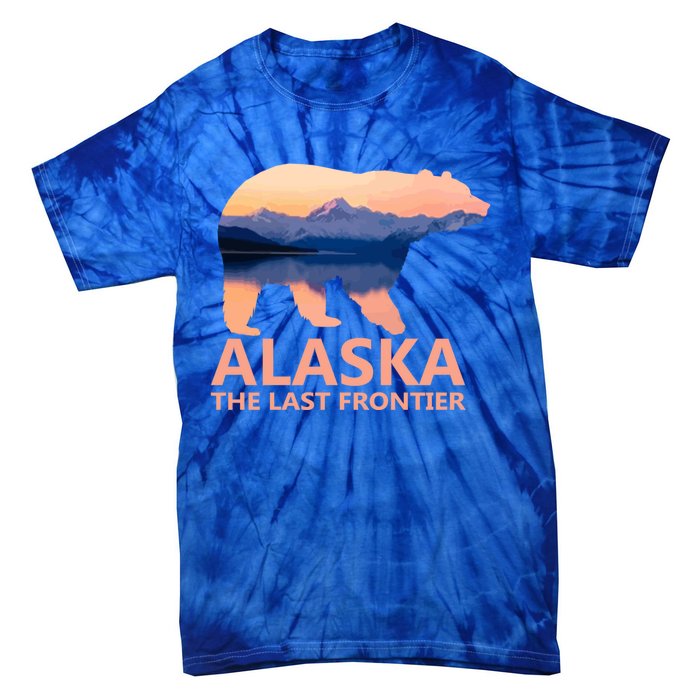 Alaska The Last Frontier Grizzly Bear Lake Gift Tie-Dye T-Shirt