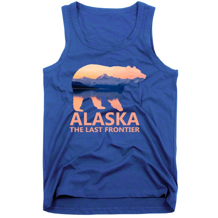 Alaska The Last Frontier Grizzly Bear Lake Gift Tank Top