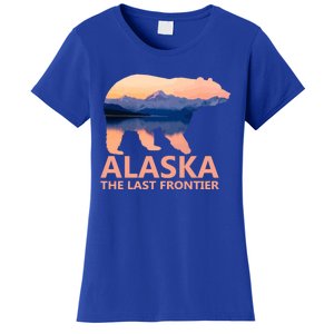 Alaska The Last Frontier Grizzly Bear Lake Gift Women's T-Shirt