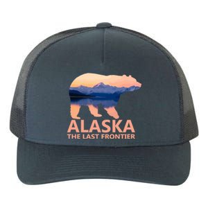 Alaska The Last Frontier Grizzly Bear Lake Gift Yupoong Adult 5-Panel Trucker Hat