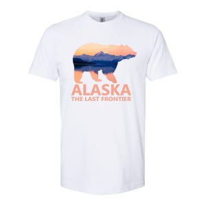 Alaska The Last Frontier Grizzly Bear Lake Gift Softstyle CVC T-Shirt