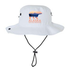 Alaska The Last Frontier Grizzly Bear Lake Gift Legacy Cool Fit Booney Bucket Hat