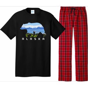 Alaska The Last Frontier Grizzly Bear Nature Lover Souvenir Gift Pajama Set