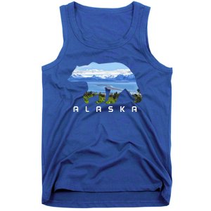 Alaska The Last Frontier Grizzly Bear Nature Lover Souvenir Gift Tank Top