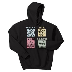 A.V.A.T.A.R The Last Airbender Elements Box Up Kids Hoodie