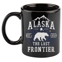 Alaska The Last Frontier Adventure Alaskan Home Gift 11oz C Handle Ceramic Mug
