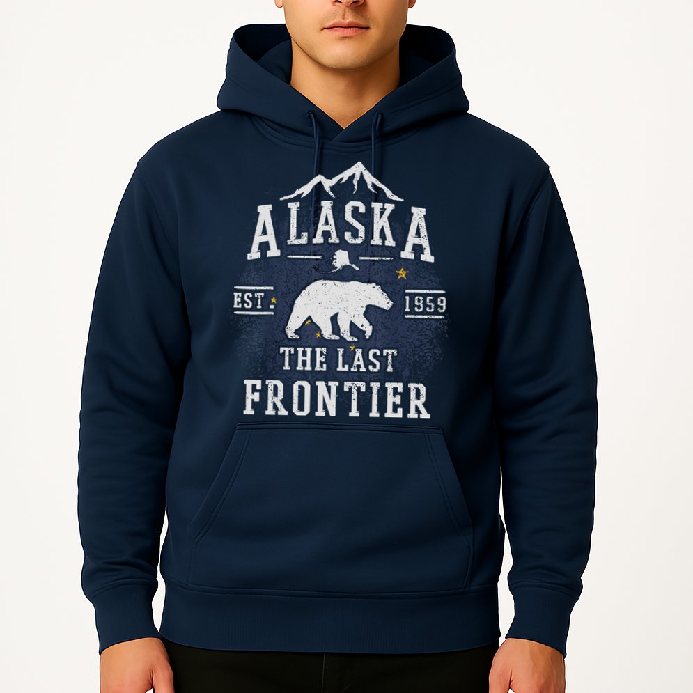 Alaska The Last Frontier Adventure Alaskan Home Gift Hoodie