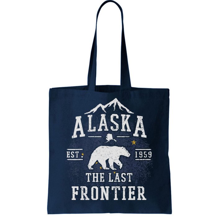 Alaska The Last Frontier Adventure Alaskan Home Gift Tote Bag