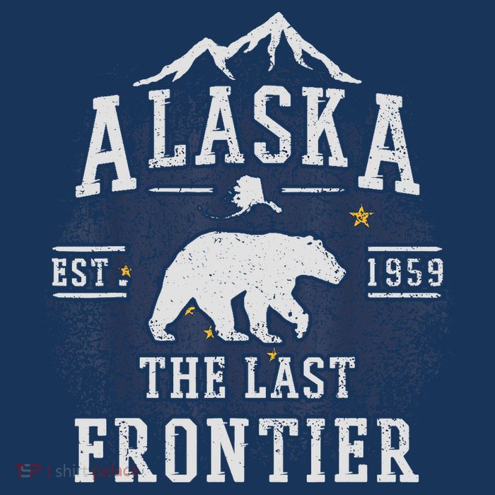 Alaska The Last Frontier Adventure Alaskan Home Gift Premium T-Shirt