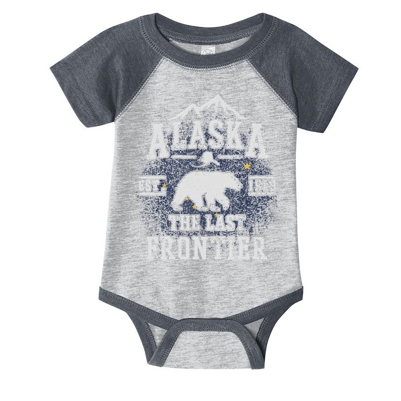 Alaska The Last Frontier Adventure Alaskan Home Gift Infant Baby Jersey Bodysuit
